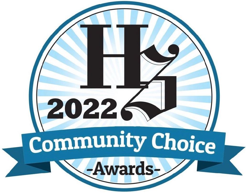 A logo for the 2022 community choice awards