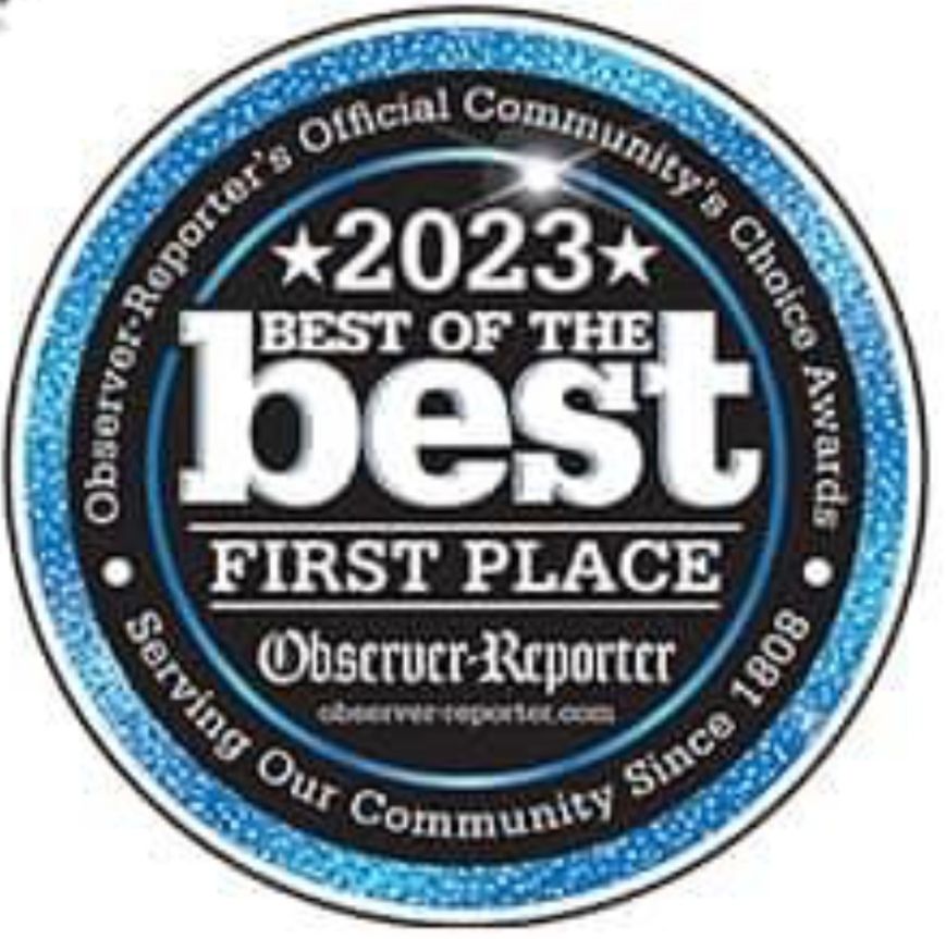 A sticker that says best of the best first place