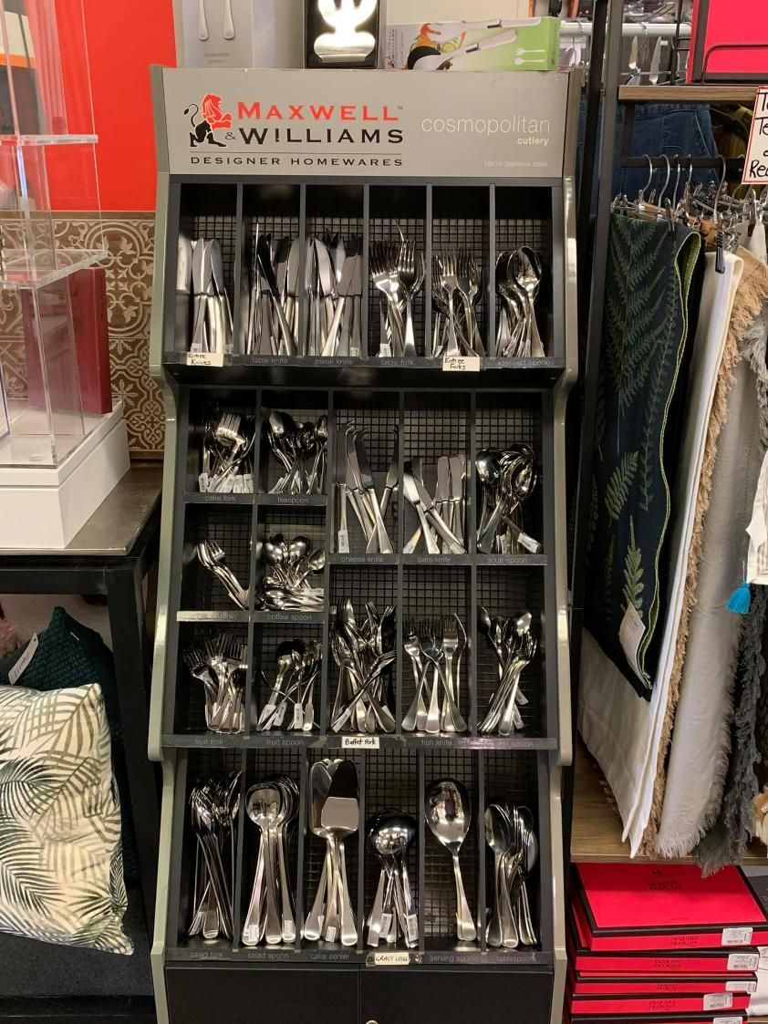 A Display Of Silverware — InHouse Homewares in Forster, NSW