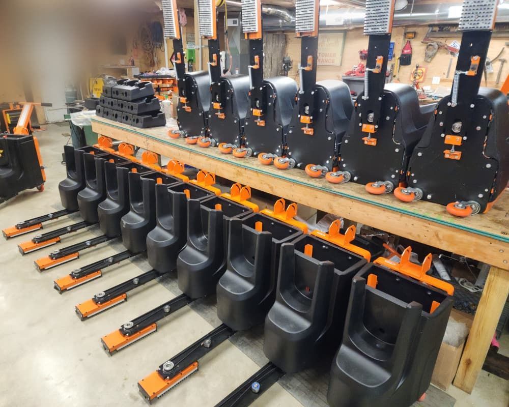 Row of PowerBug Machines