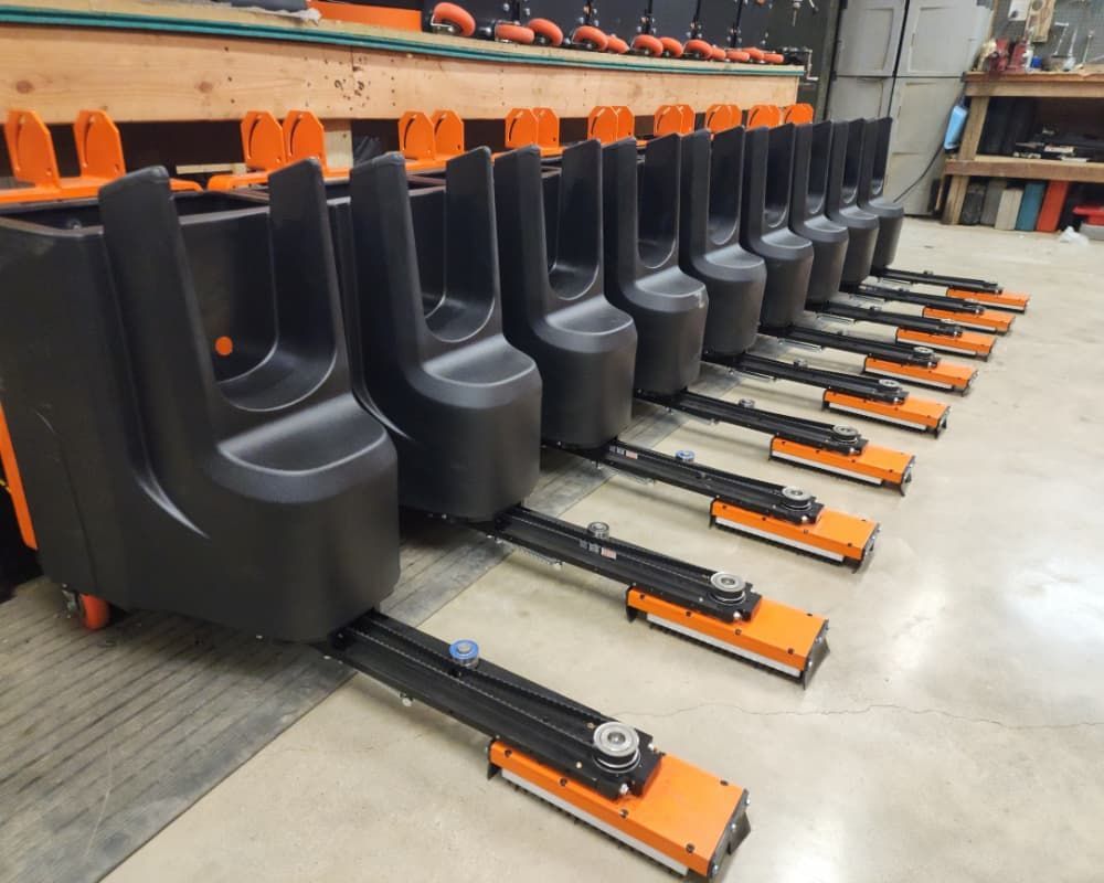 Row of PowerBug Machines