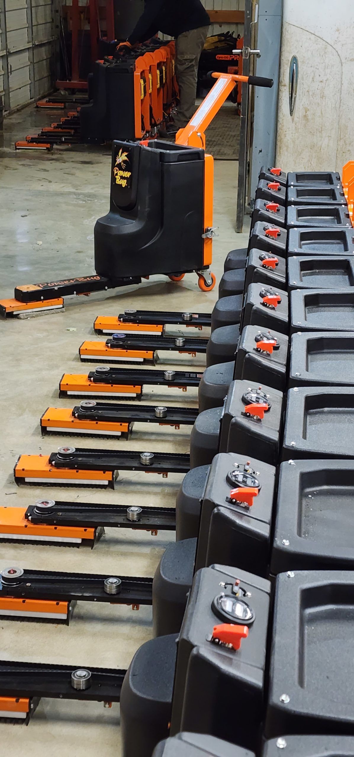 Row of PowerBug Machines