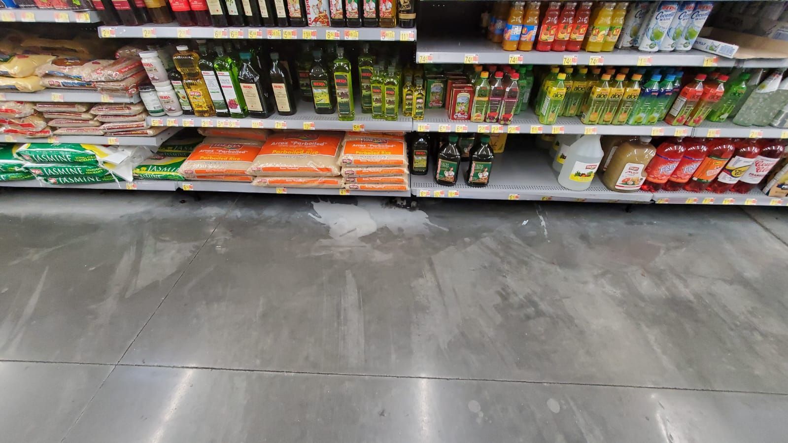 Grocery Store Concrete Floor