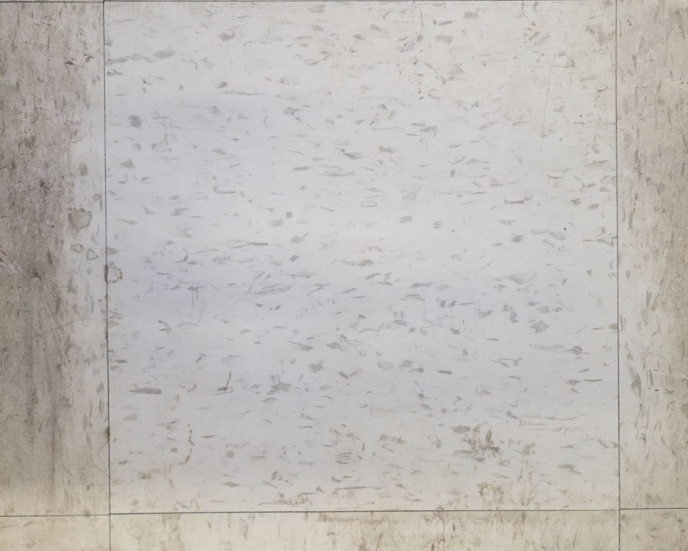 Cleaned Up Dirty Floor Tile