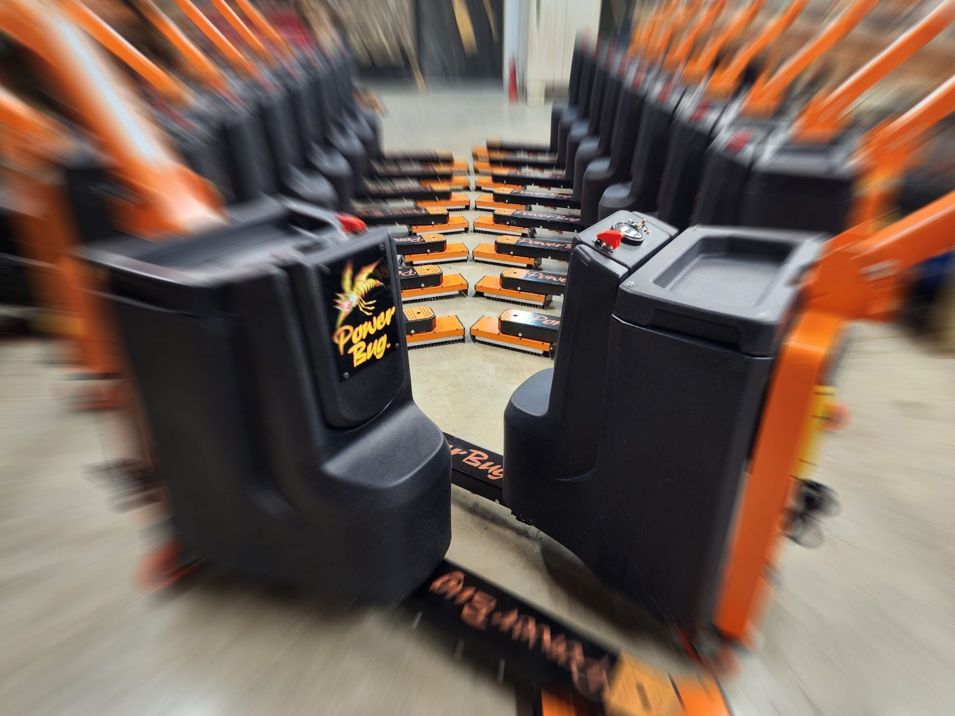 Blurred PowerBug Machines