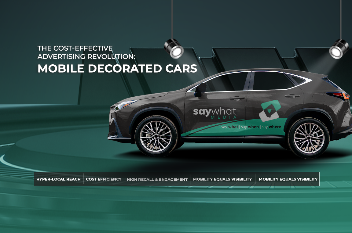 The Cost-Effective Advertising Revolution: Mobile Decorated Cars