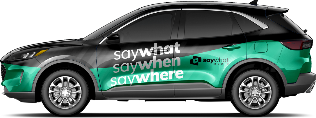 Say What Media - Full Wrap Vehicle