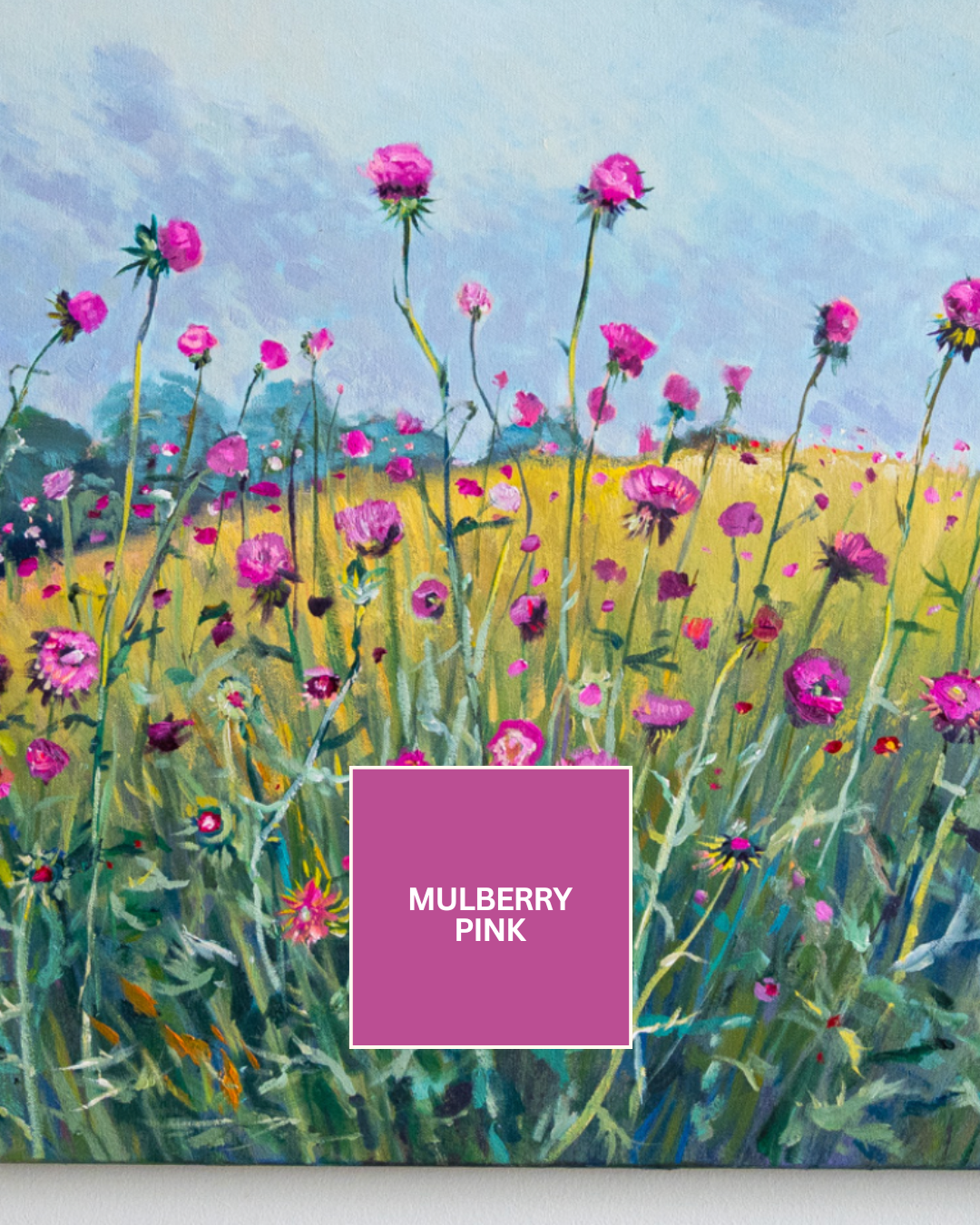 James Navarro Thistle painting