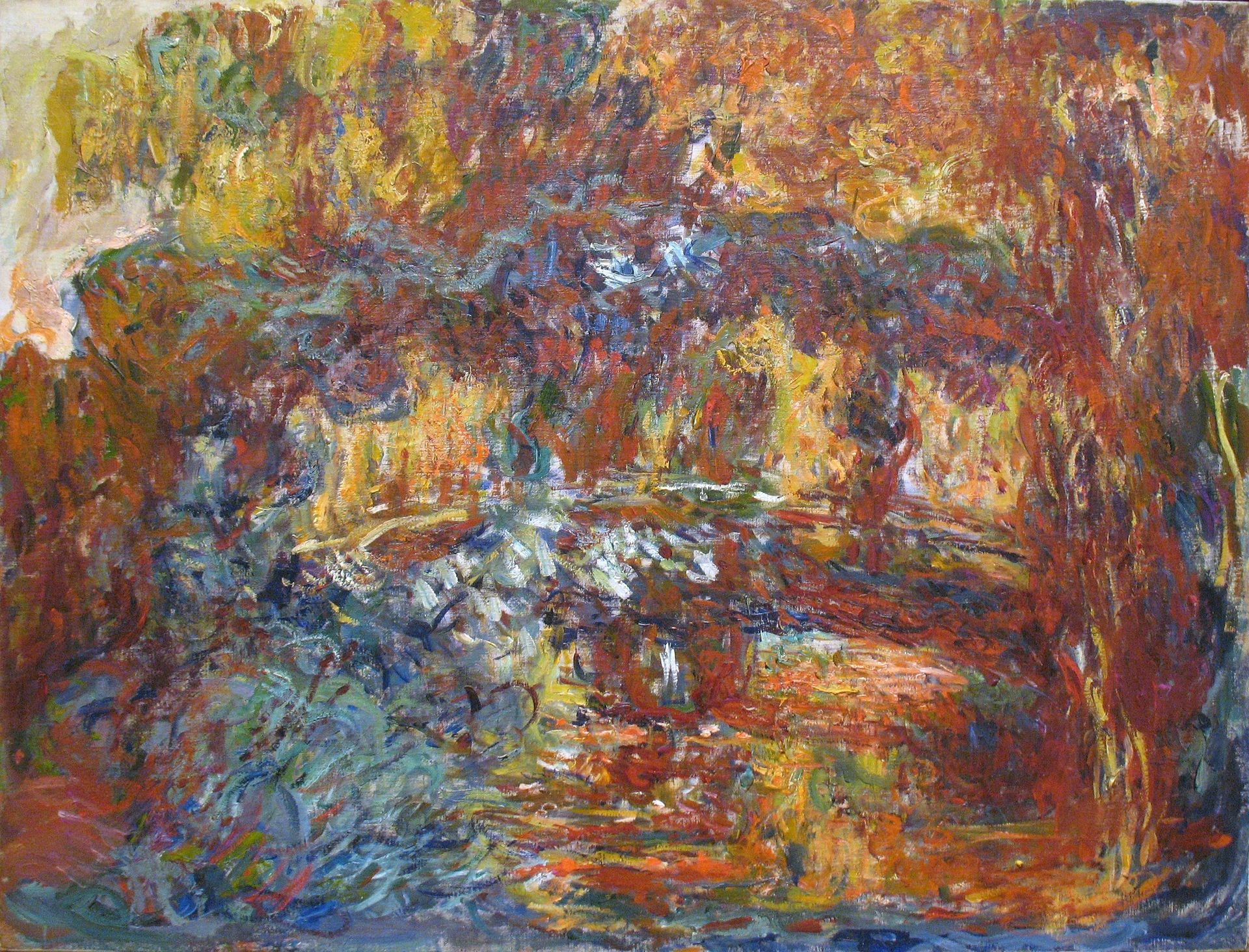 Claude Monet The Japanese Bridge, c. 1920-22 Oil on canvas, 89x116 cm Museum of Modern Art, New York