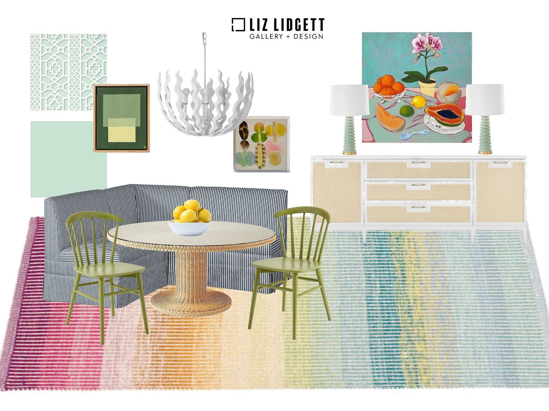 The Art of Design: A Bright & Joyful Breakfast Room