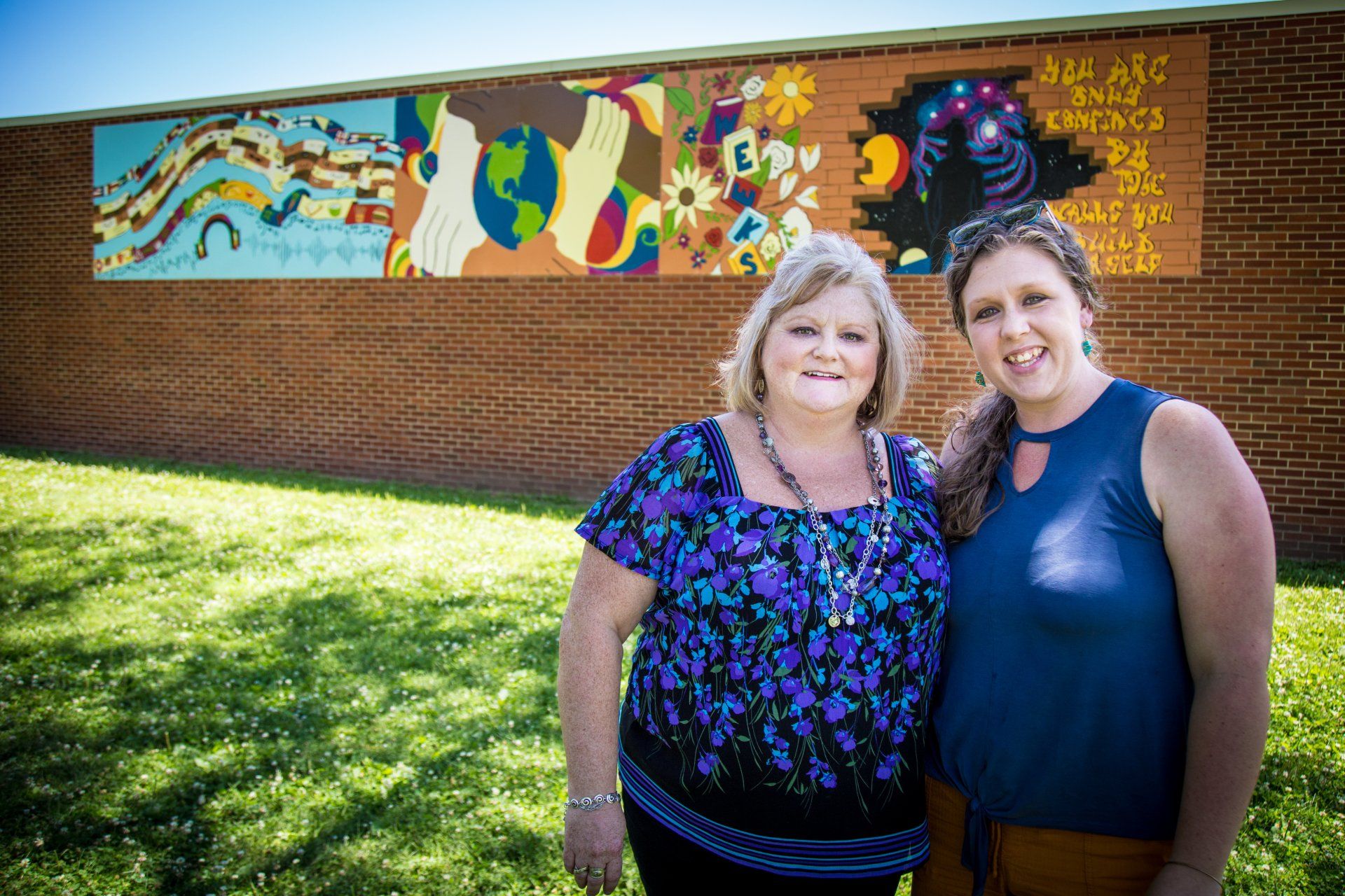 Weeks Middle School collaborative mural