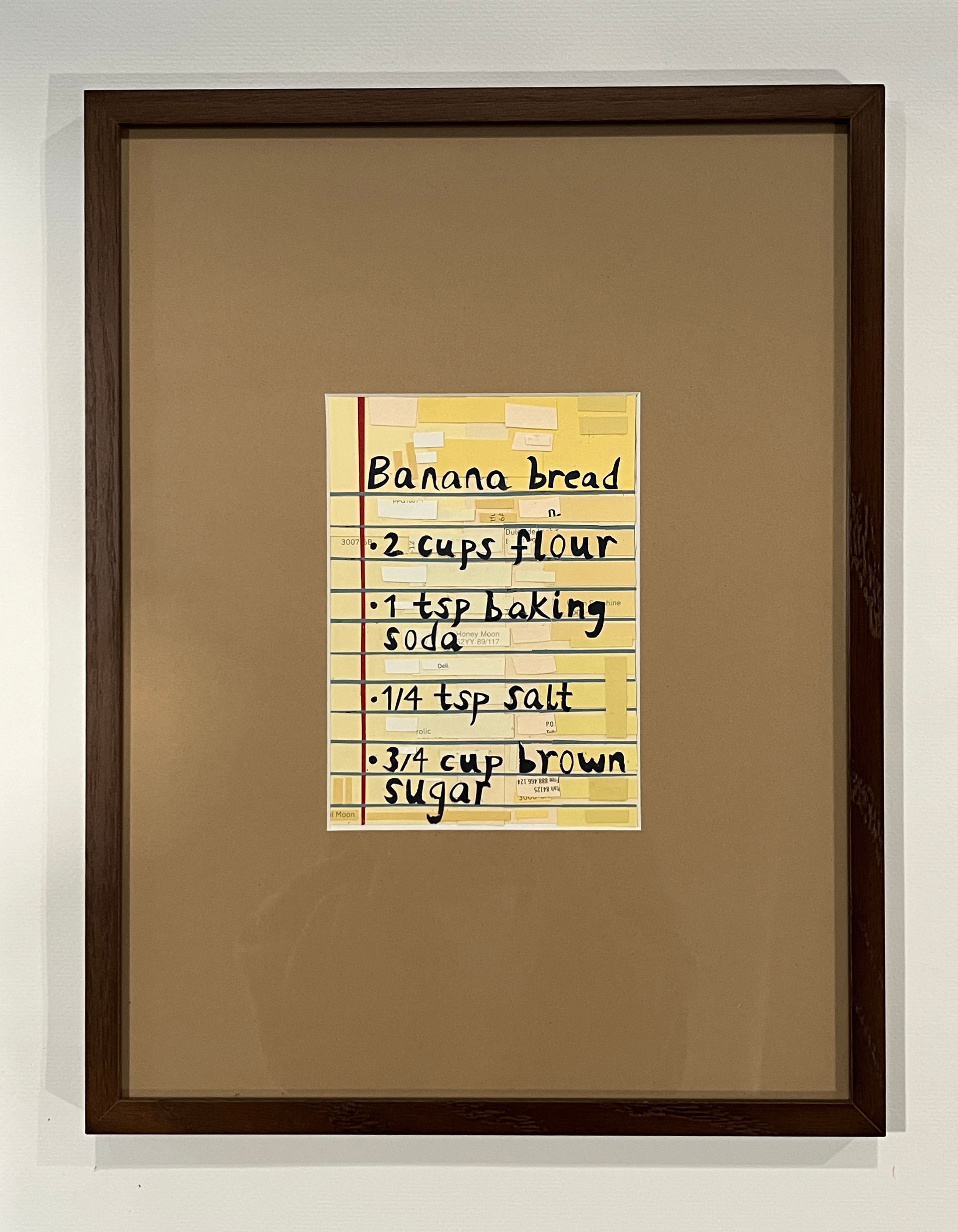 Paige Ledom banana bread recipe collage