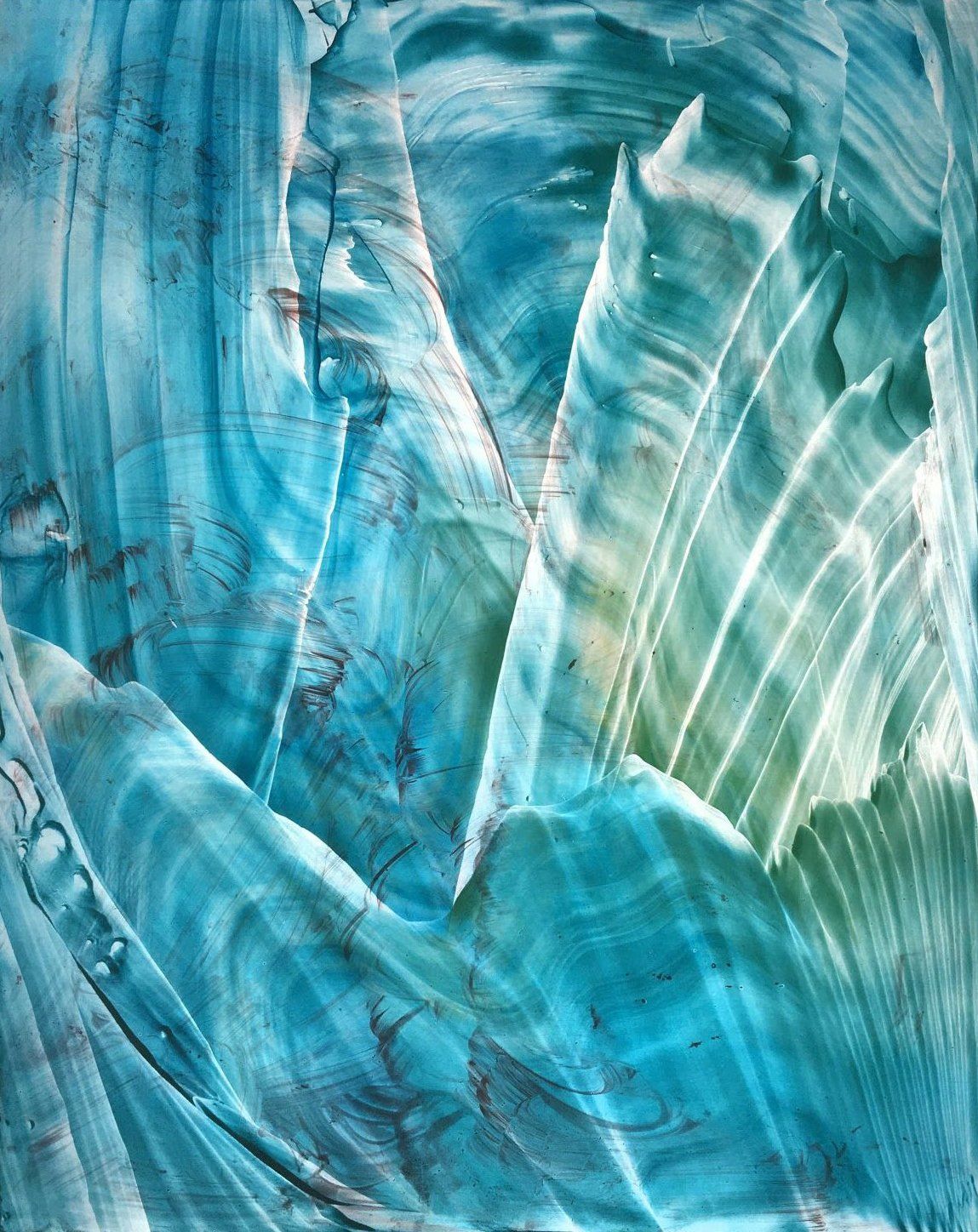 Kate Blomquist, Referred Pain, Oil on aluminum, 30 x 24 in, $2500 ($250/mo)