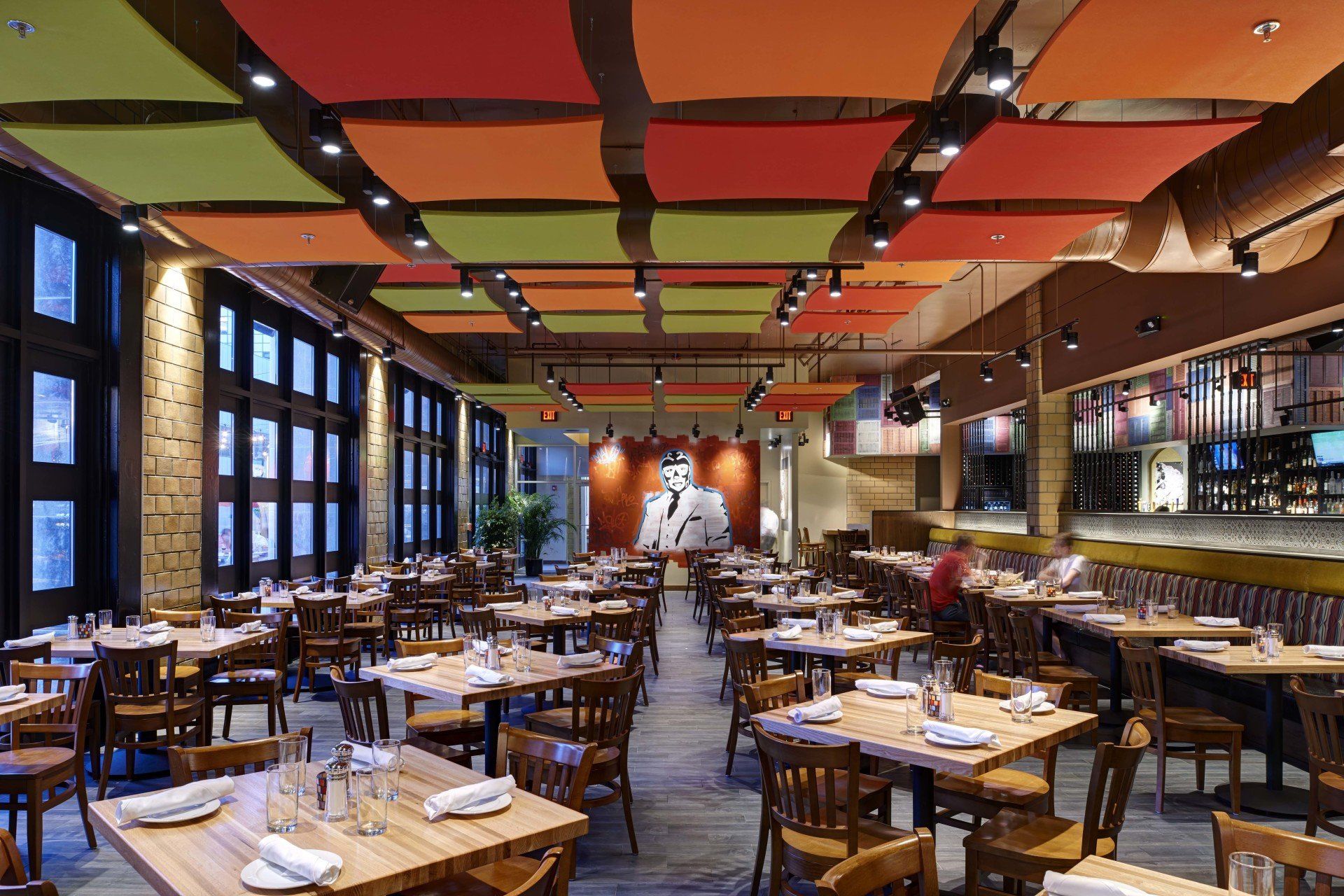 Malo restaurant art