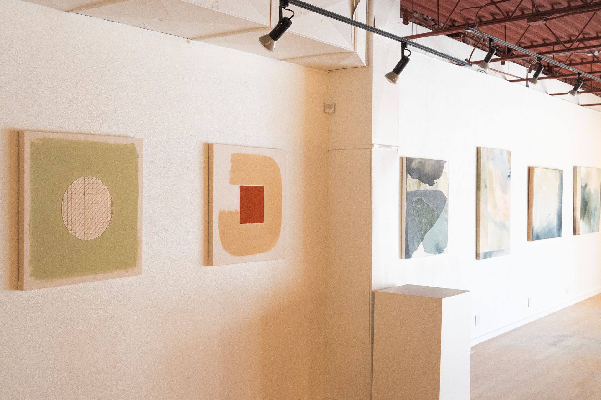 Emily Keating Snyder artwork on wall