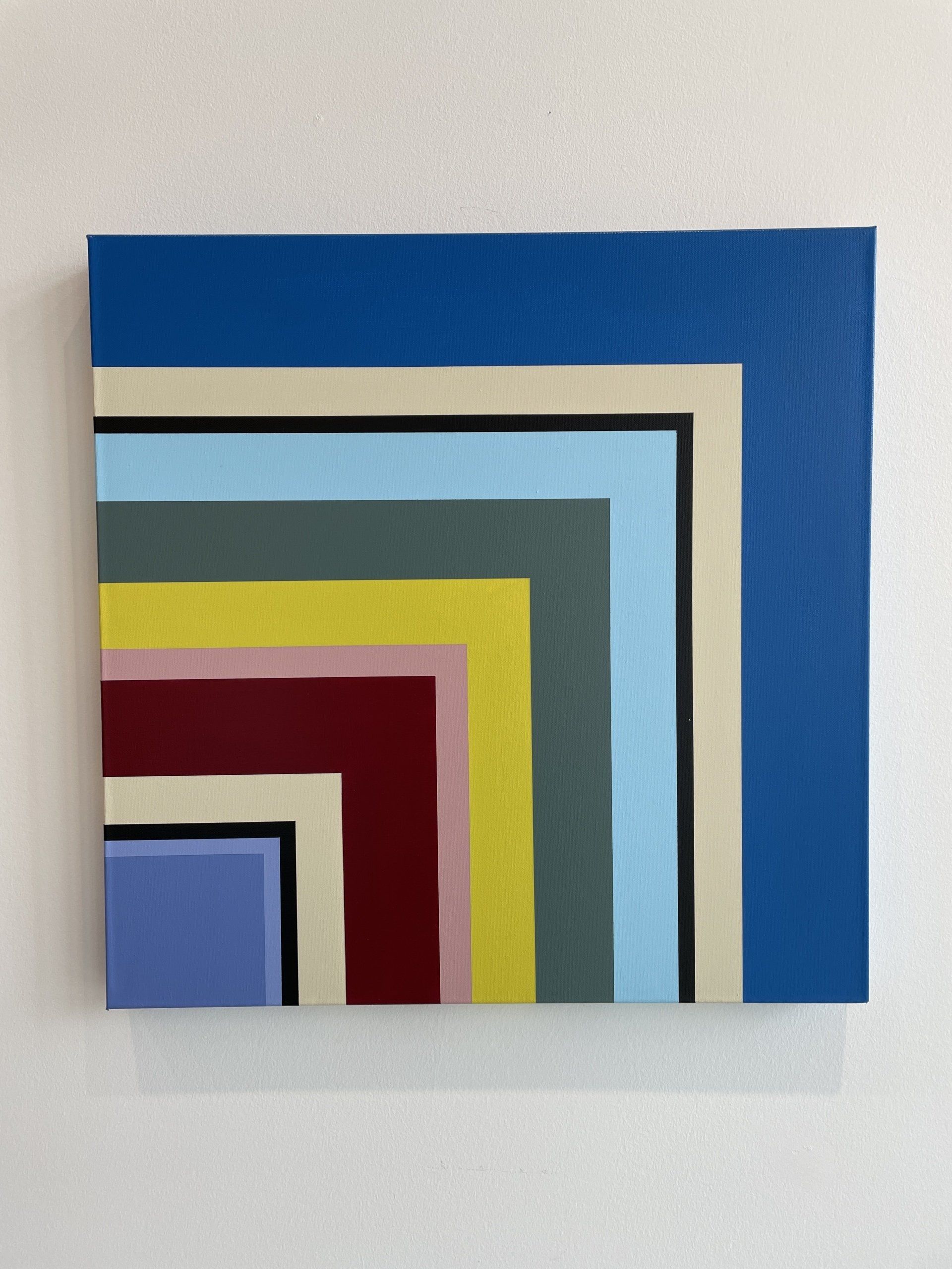 Laurie Lindqvist, Possibilities (2), 2021, Acrylic on canvas, 24 x 24 x 1.50 in, $1,200.00