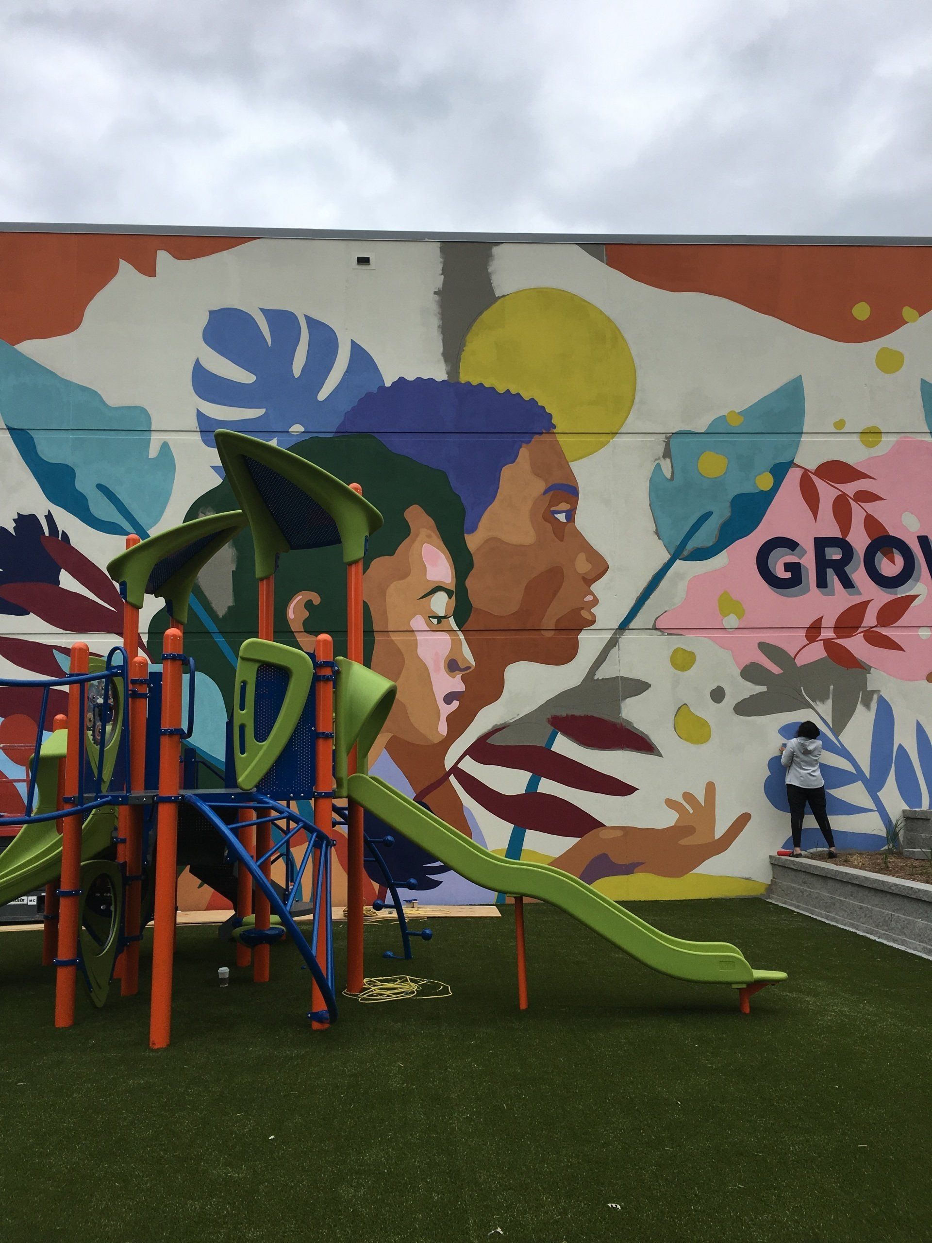 Boys & Girls Club mural