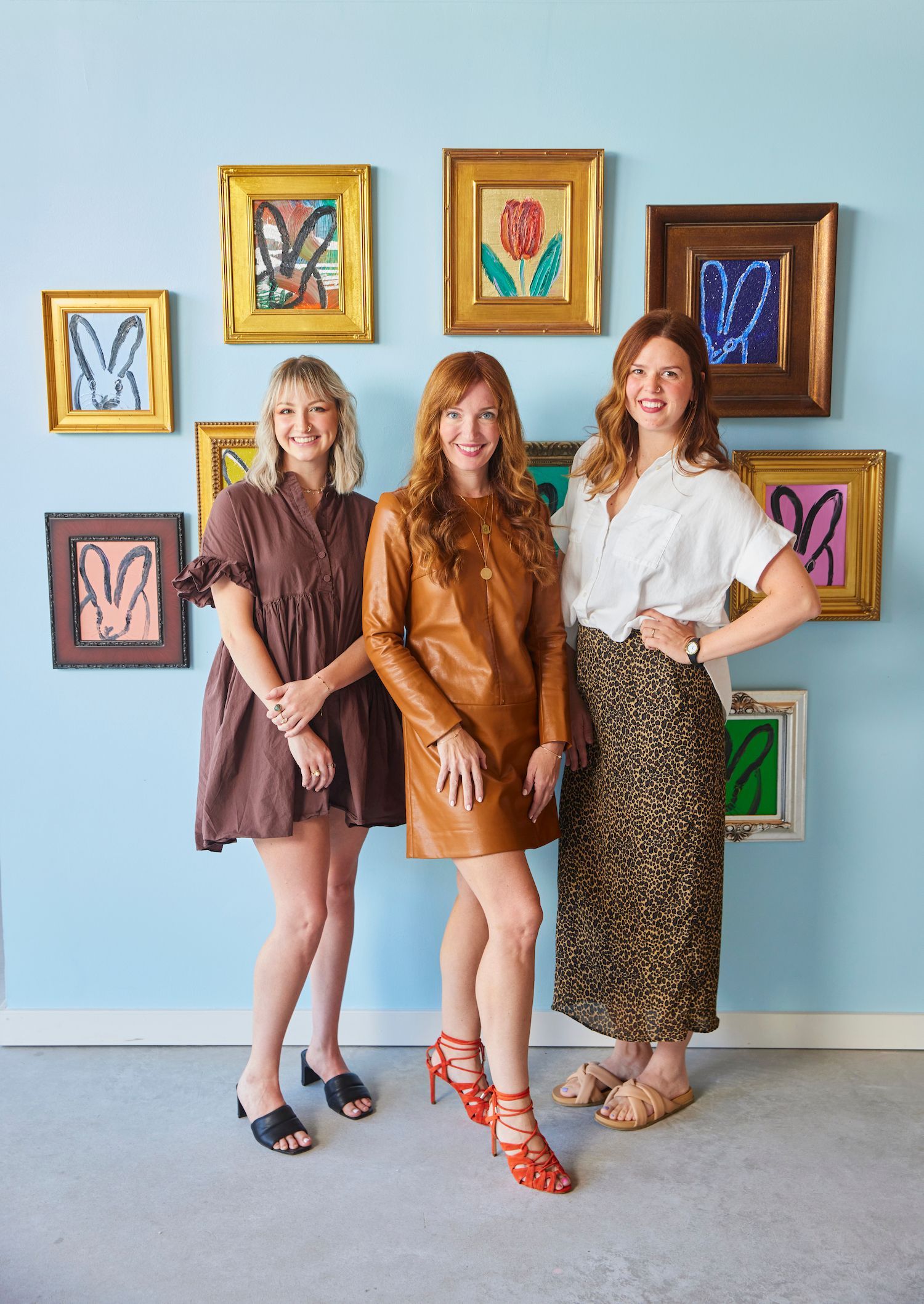 Gallery team, Liz Lidgett, Tina Ehrlich, Monika Wiley
