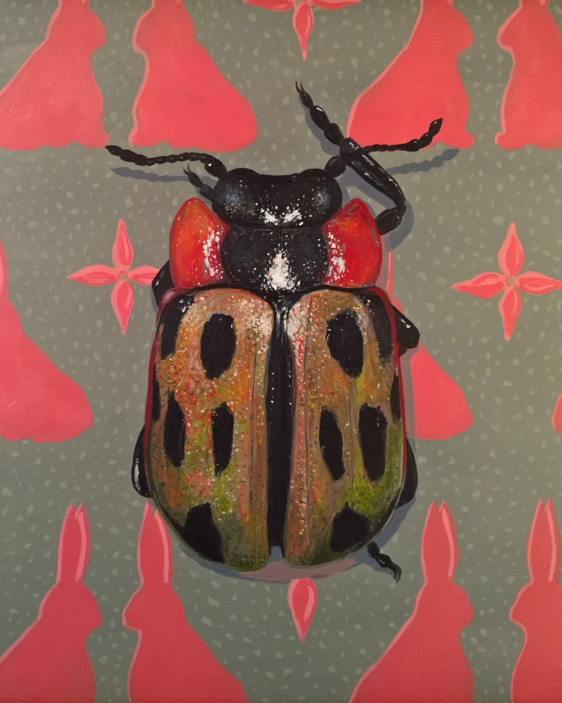 Kevin Brent Morris, beetle painting