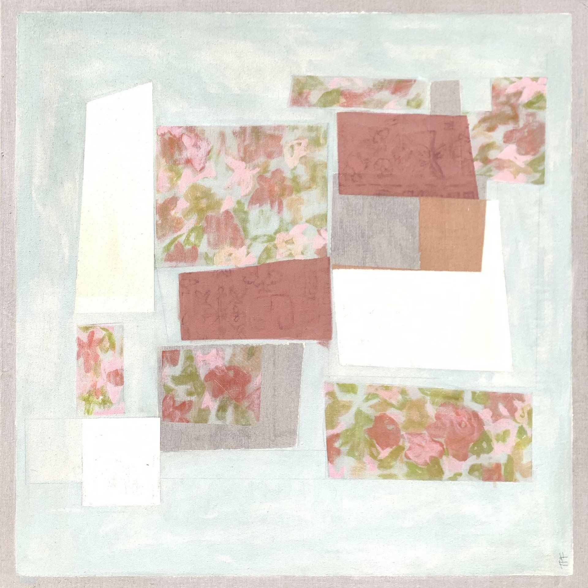 Taelor Fisher, Quilt I, 48 x 48 in, Mixed media, $4200 ($420/mo)