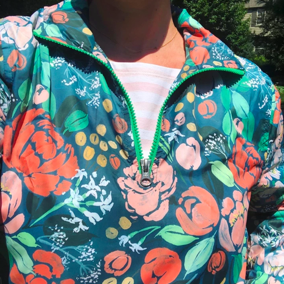 Jenna Brownlee, floral jacket