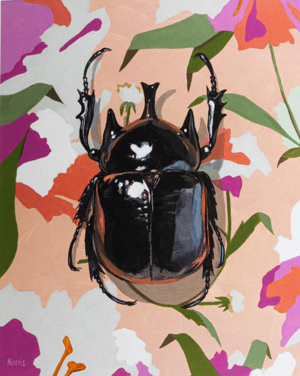 Kevin Brent Morris Beetle Painting