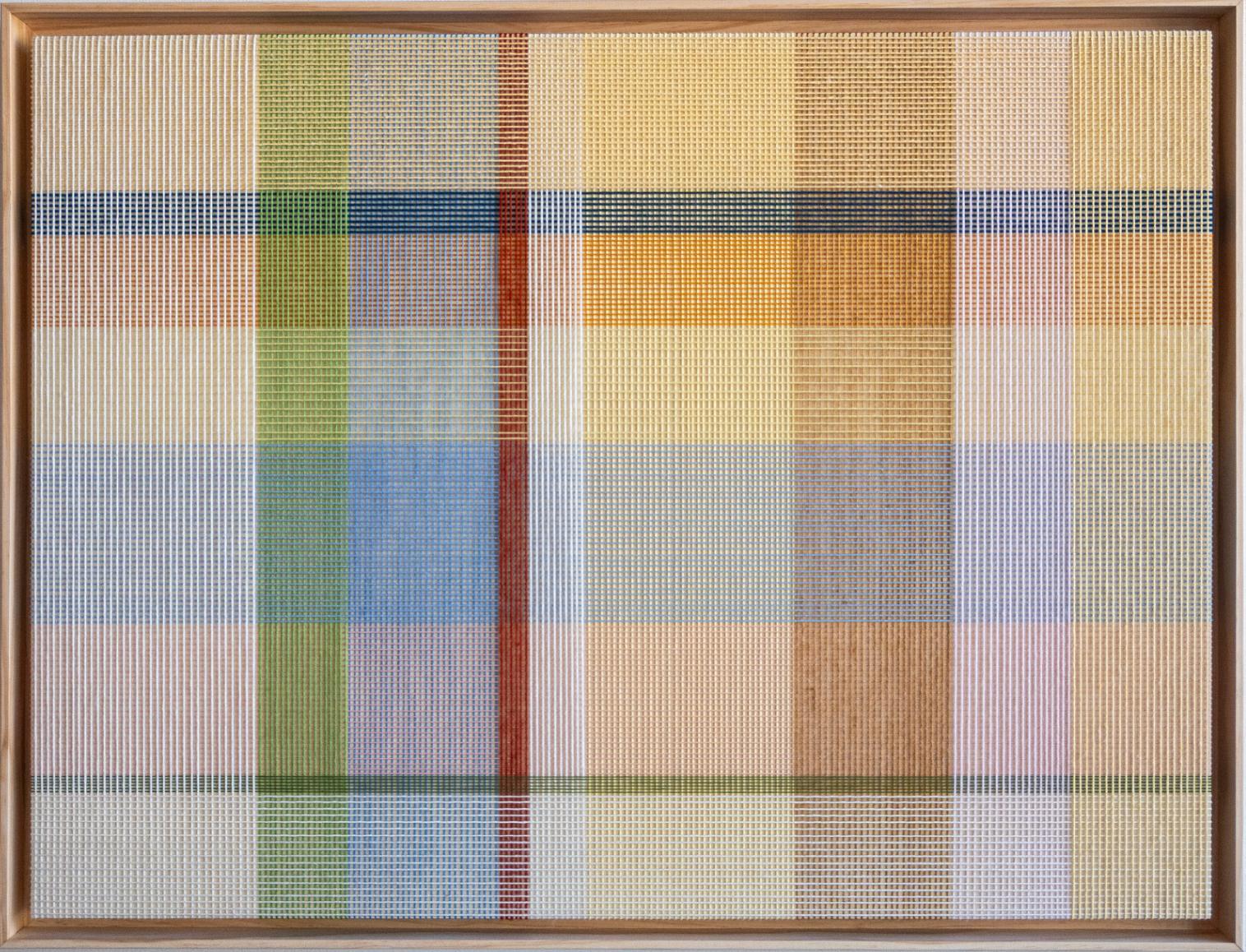 Anna Beurskens yarn wrapped artwork