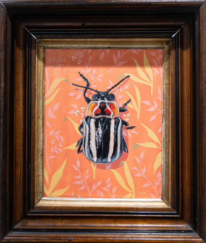 Kevin Brent Morris bug painting