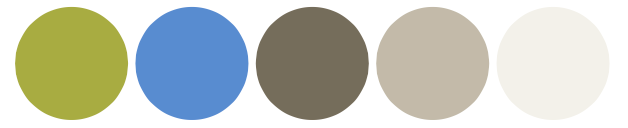 Interior design scheme color palette