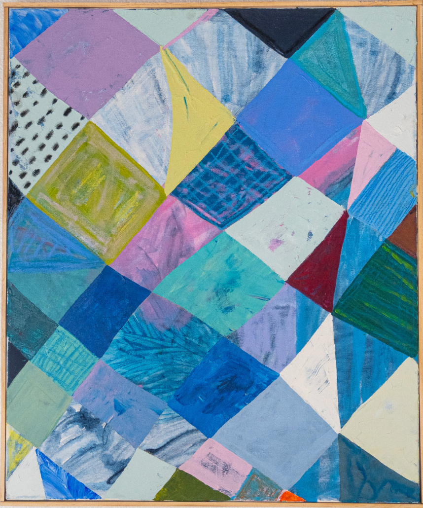 Quilt-like design multicolor