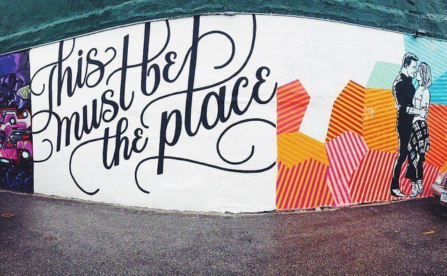 This Must Be the Place mural