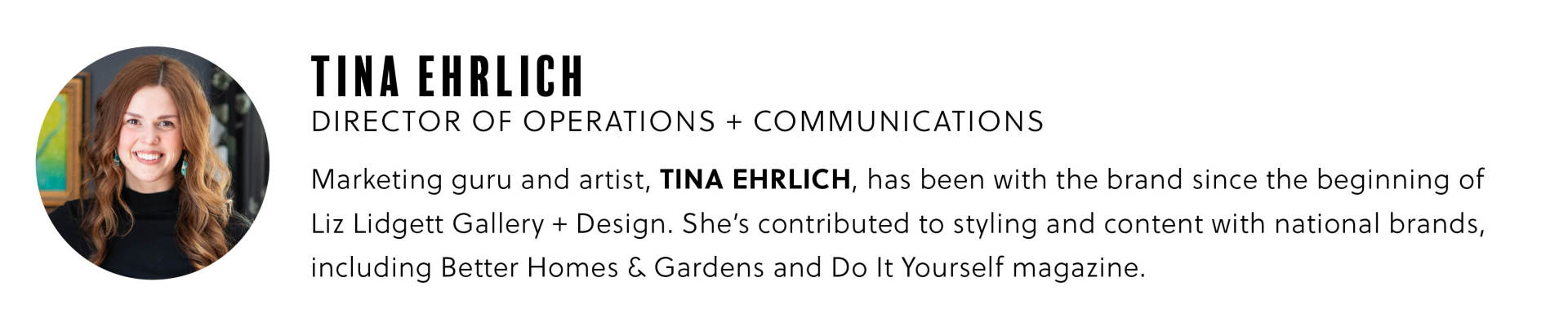 Tina Ehrlich author