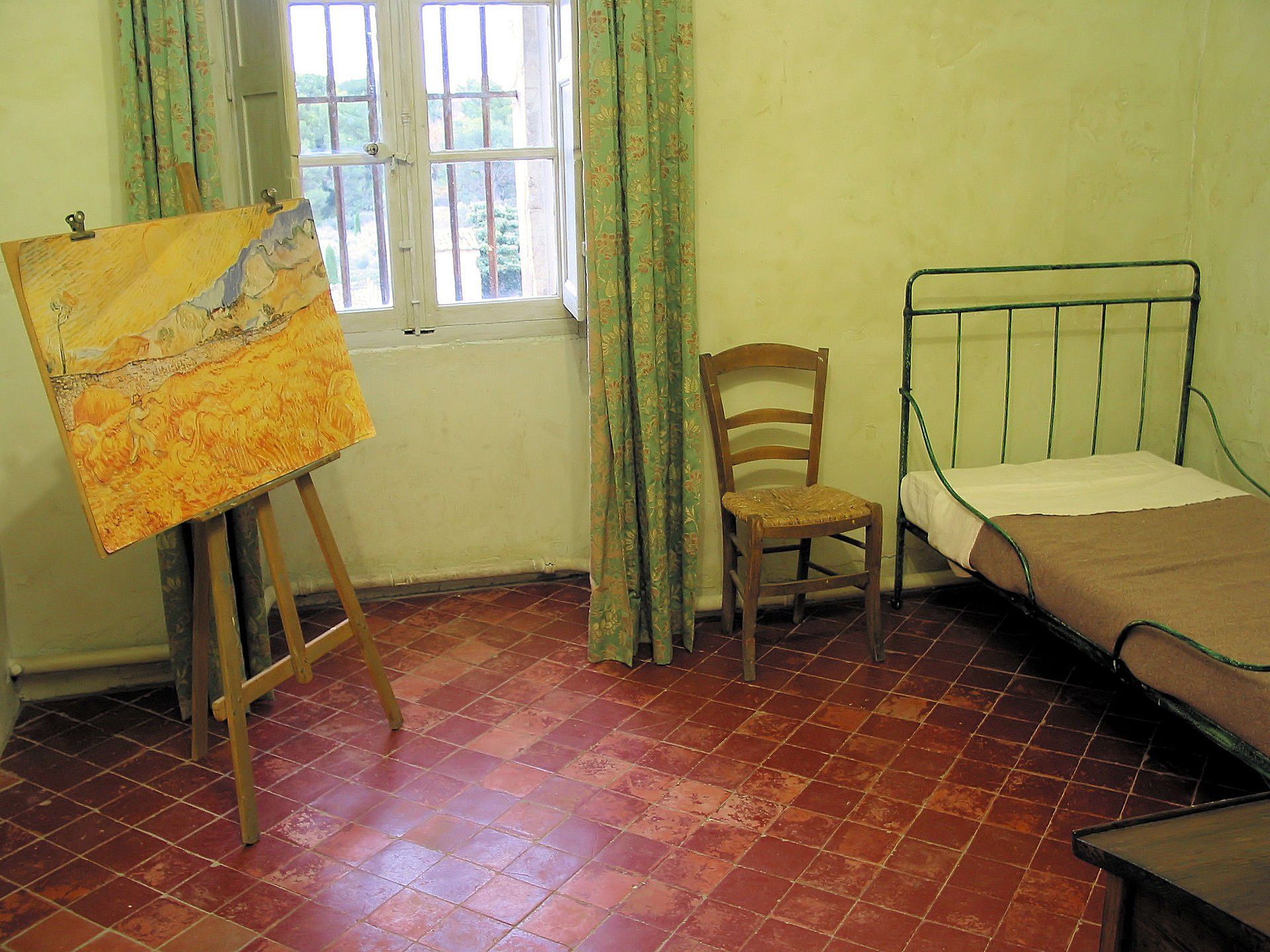 Vincent van Gogh's room in Saint-Paul de Mausole. Photo courtesy of Saint Rémy de Provence Tourisme