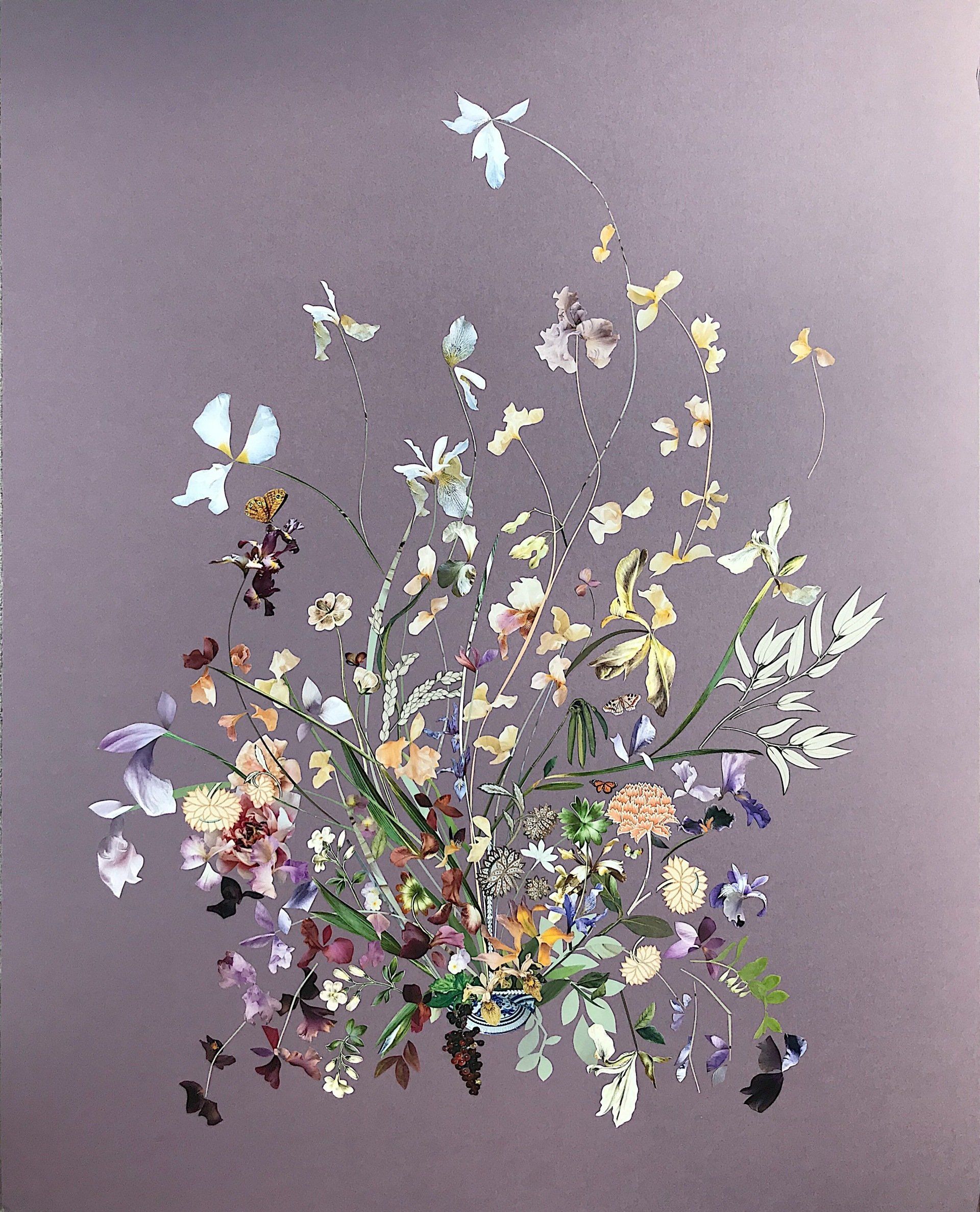 Marcy Cook, floral collage