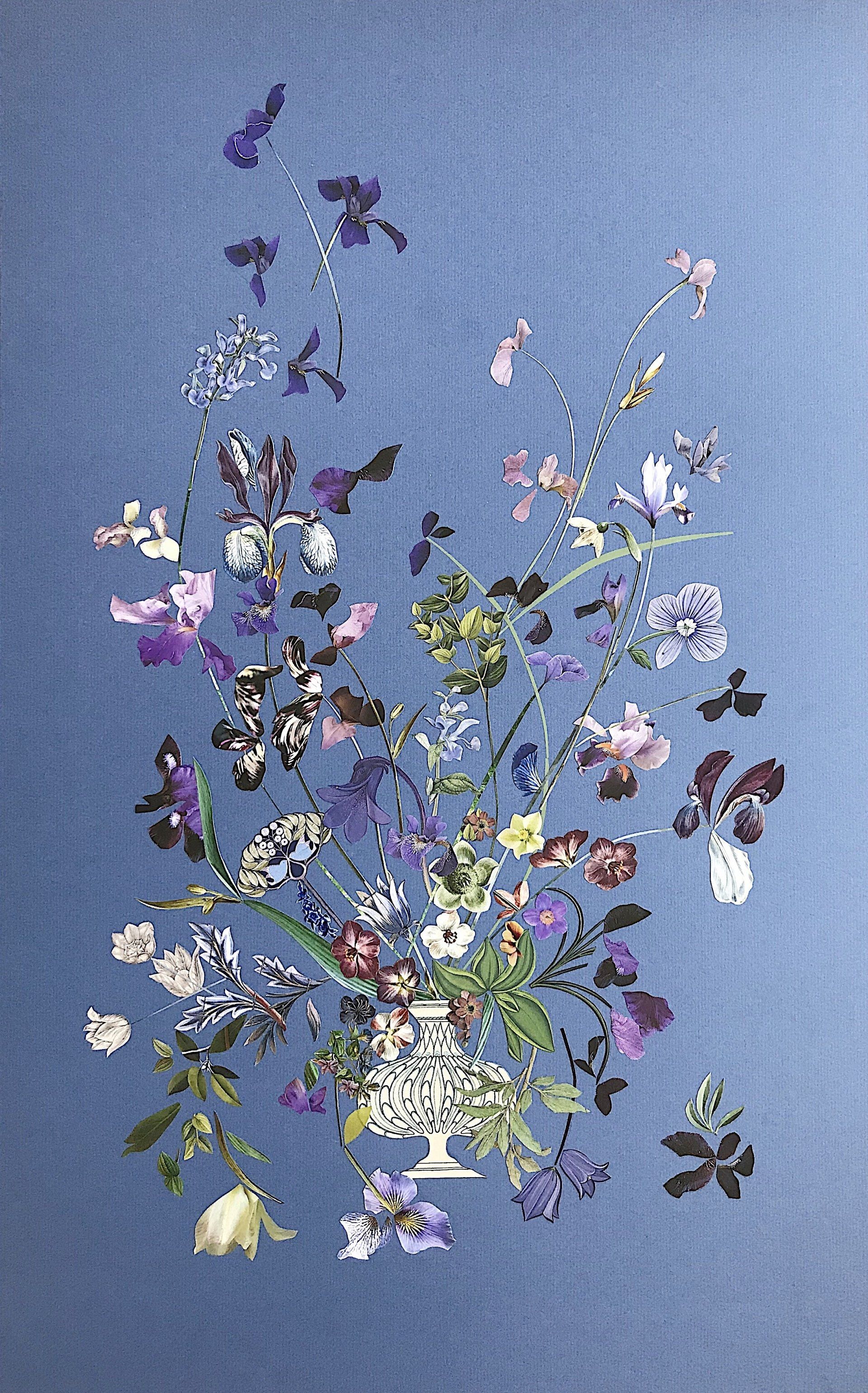 Marcy Cook, floral collage