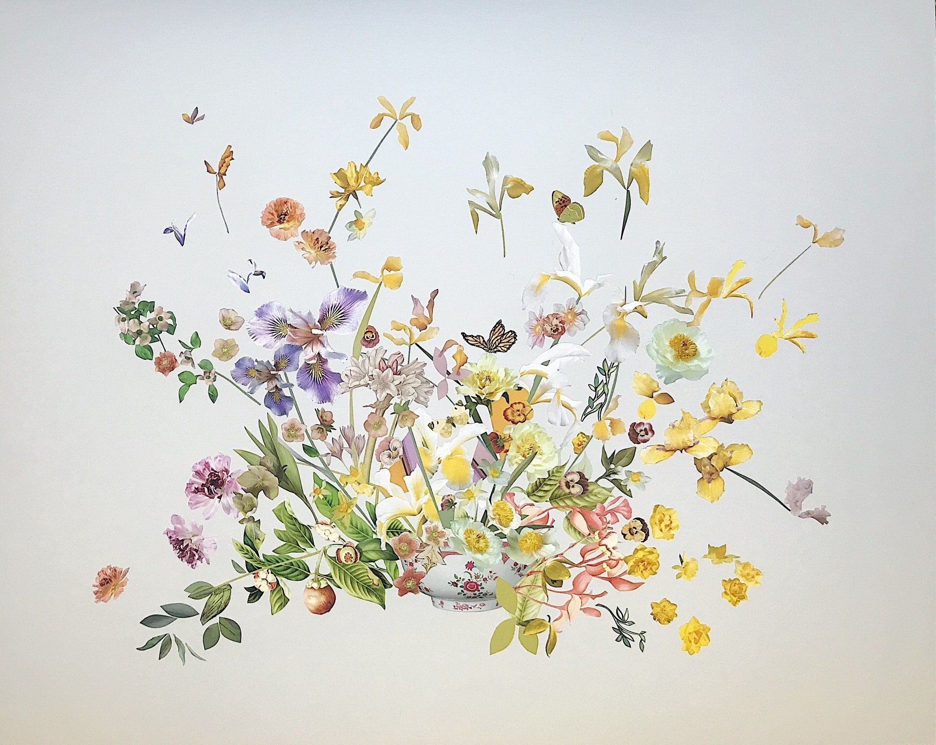 Marcy Cook, floral collage