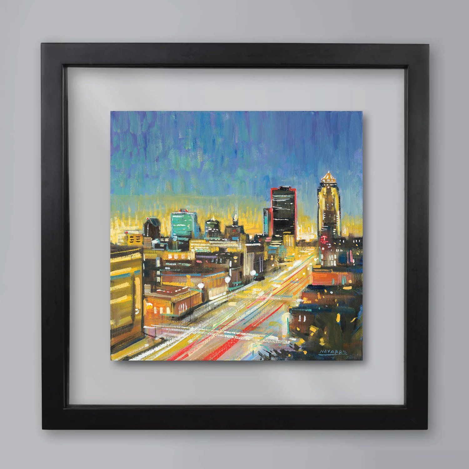 Downtown Des Moines, James Navarro, 12 x 12