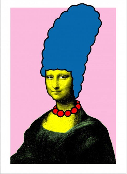 Mona Simpson by artist Nick Walker (2006).