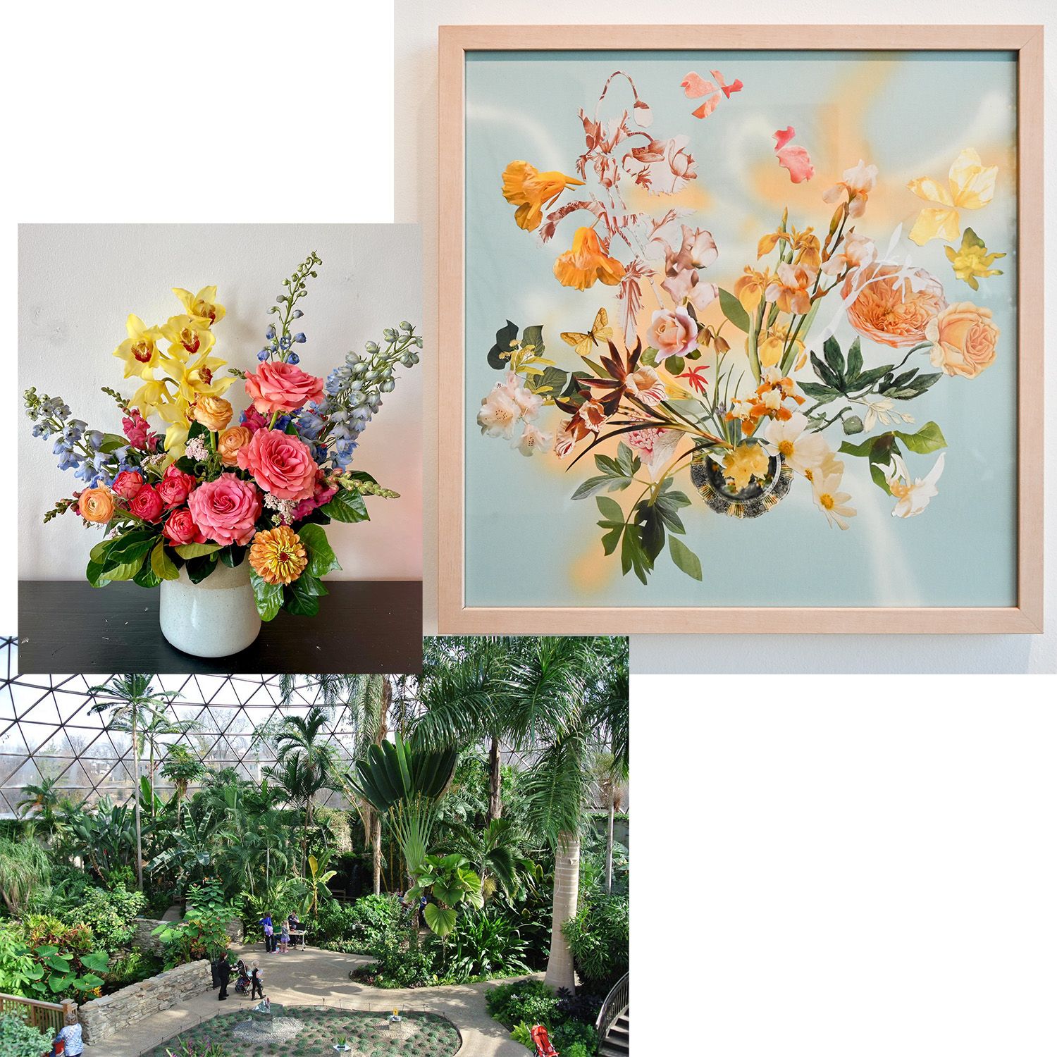 Marcy Vreeland's Aqua 2, Wildflower's Lush Garden and The Greater Des Moines Botanical Garden