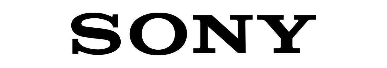 Sony logo in black text.