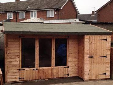 Summerhouse Shed Combination