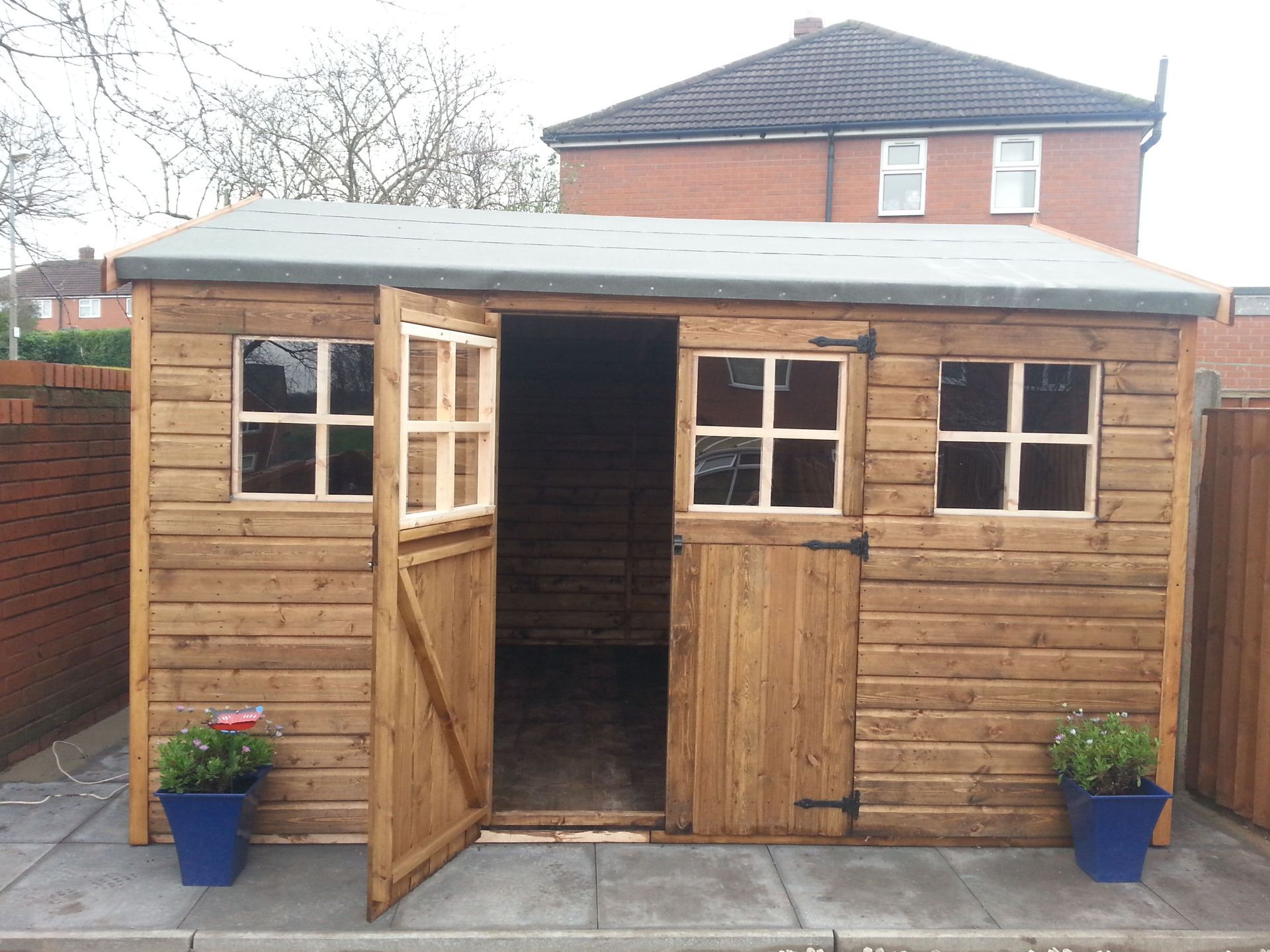 12x10ft Reverse Pent Summerhouse