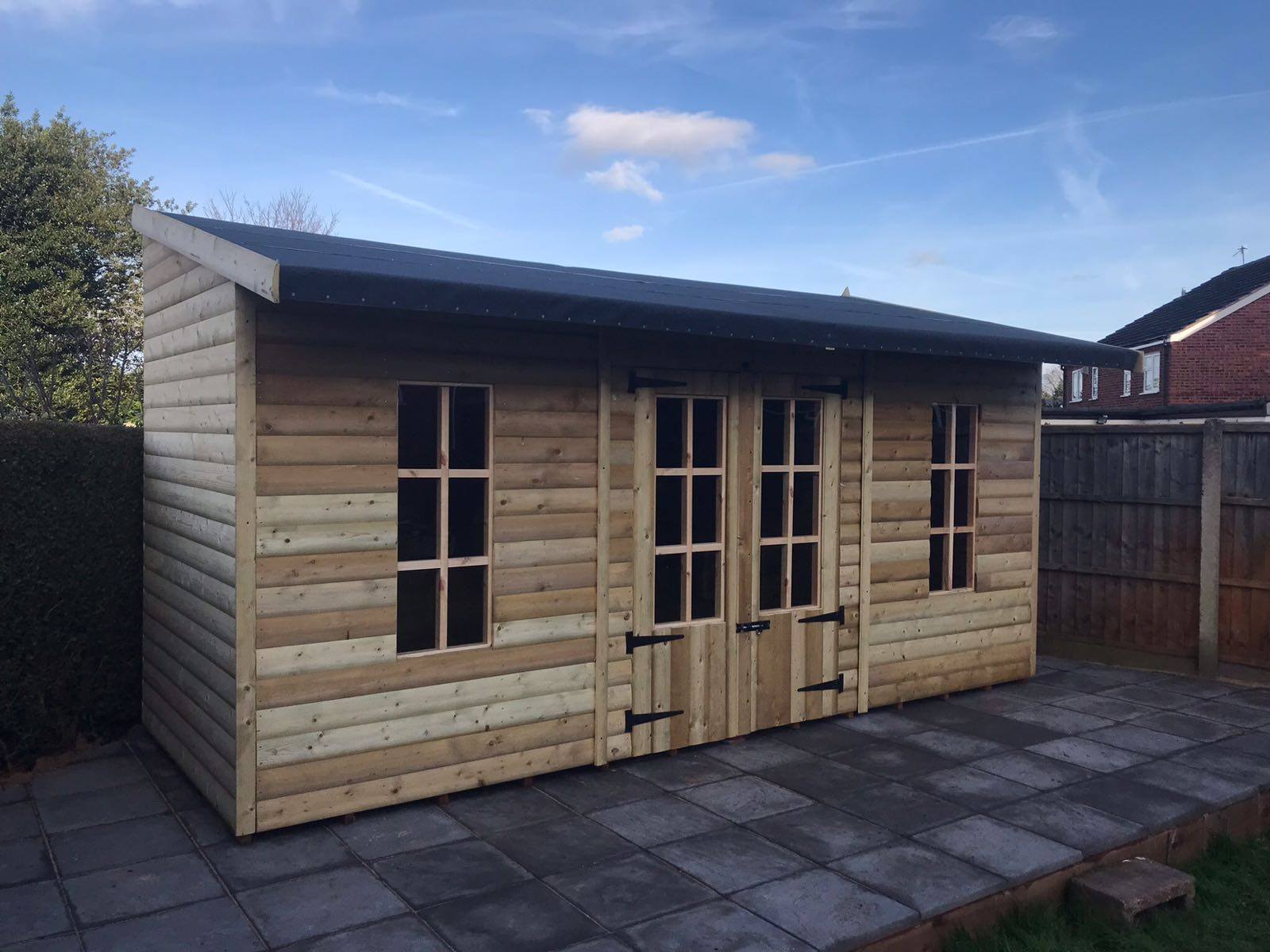 Reverse Pent Corner Summerhouse