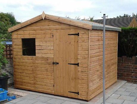 9x9 Reverse Apex Shed