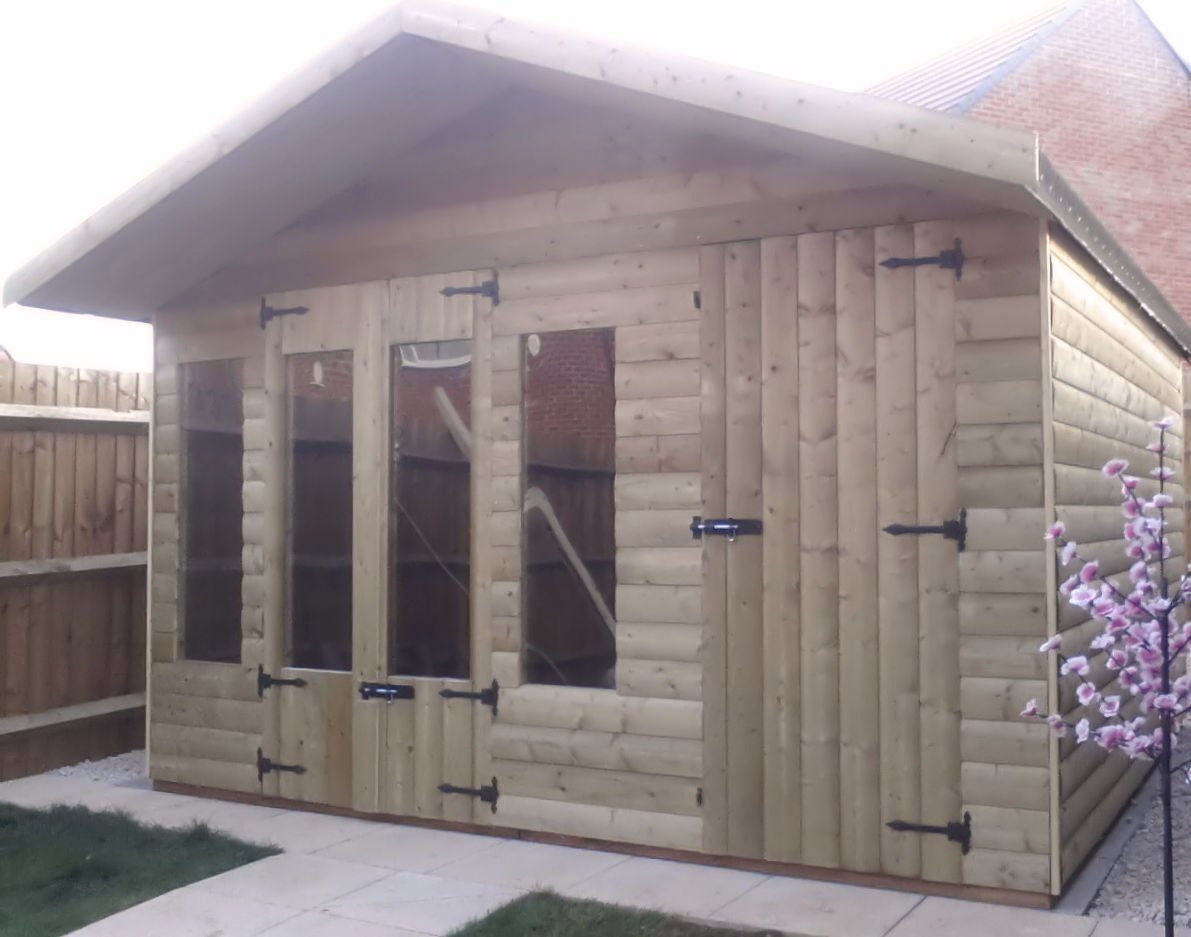 Loglap Shed Combination