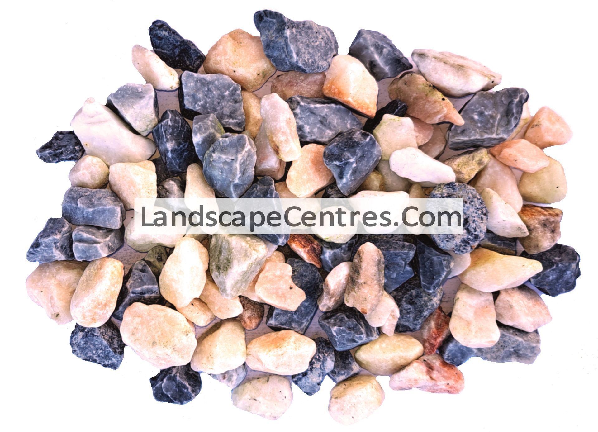 We sell a wide range of decorative aggregates at the Landscape Centre!