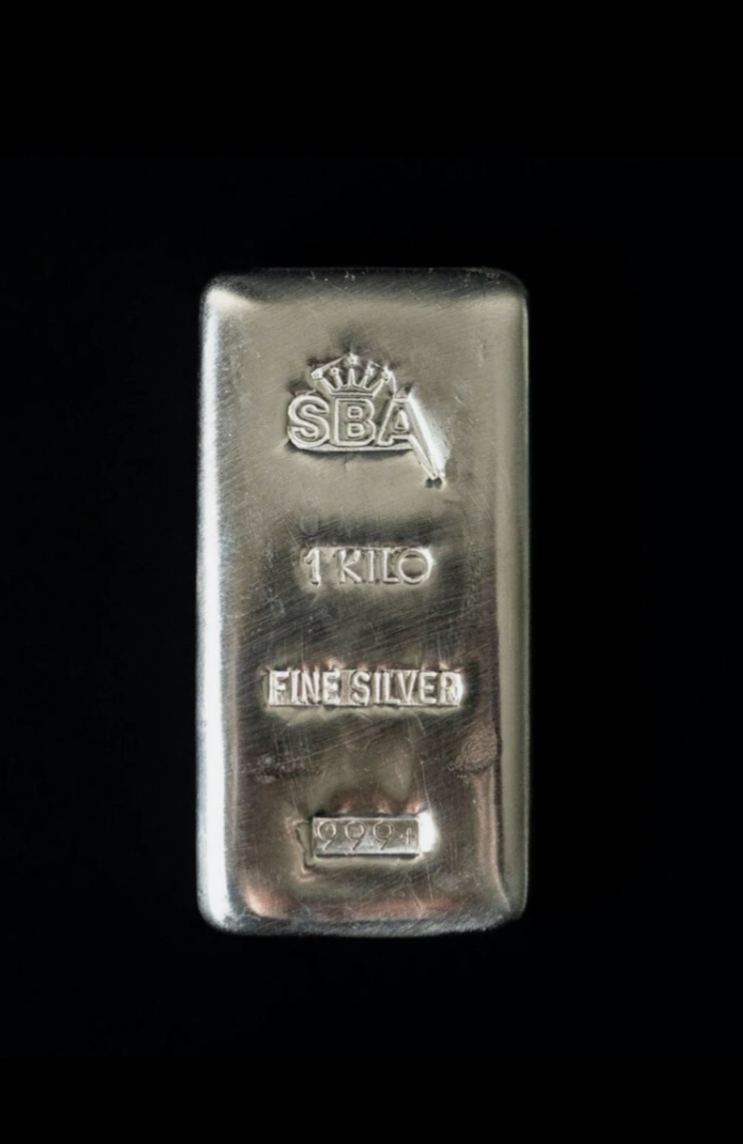 SBA 1KG SILVER AG999 BULLION BAR