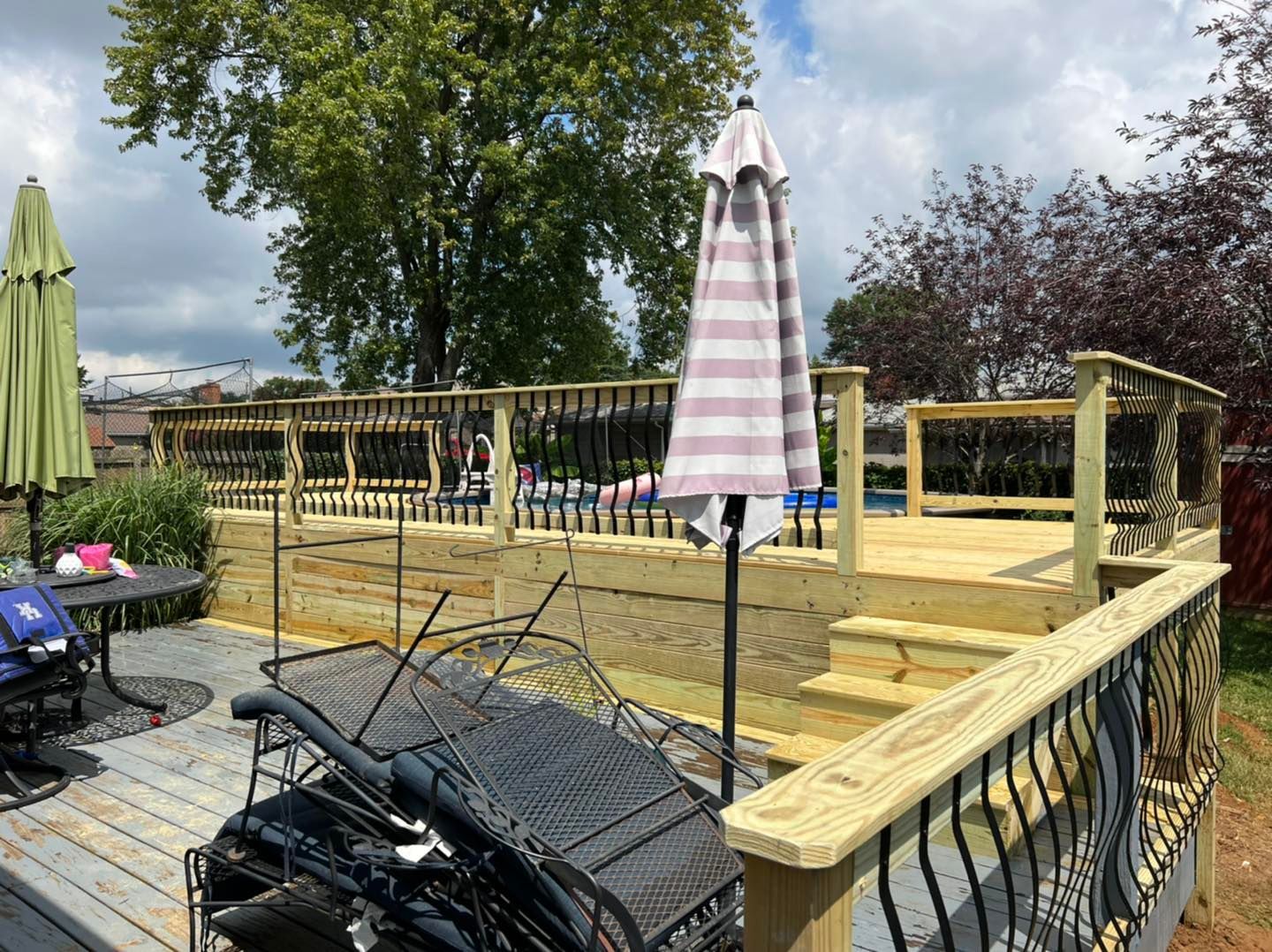 wooden deck installation in louisville, ky