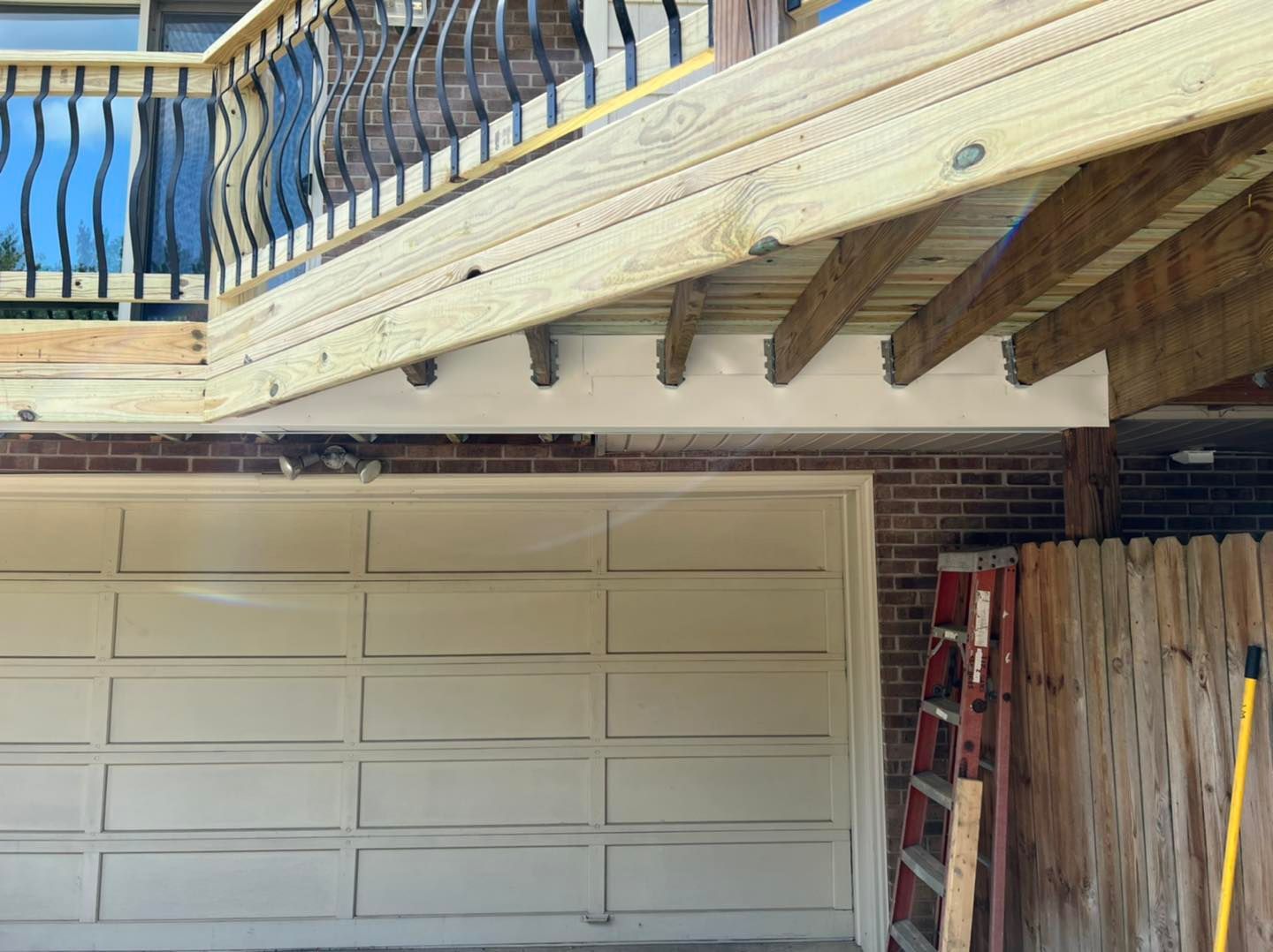 wooden deck installation in louisville, ky