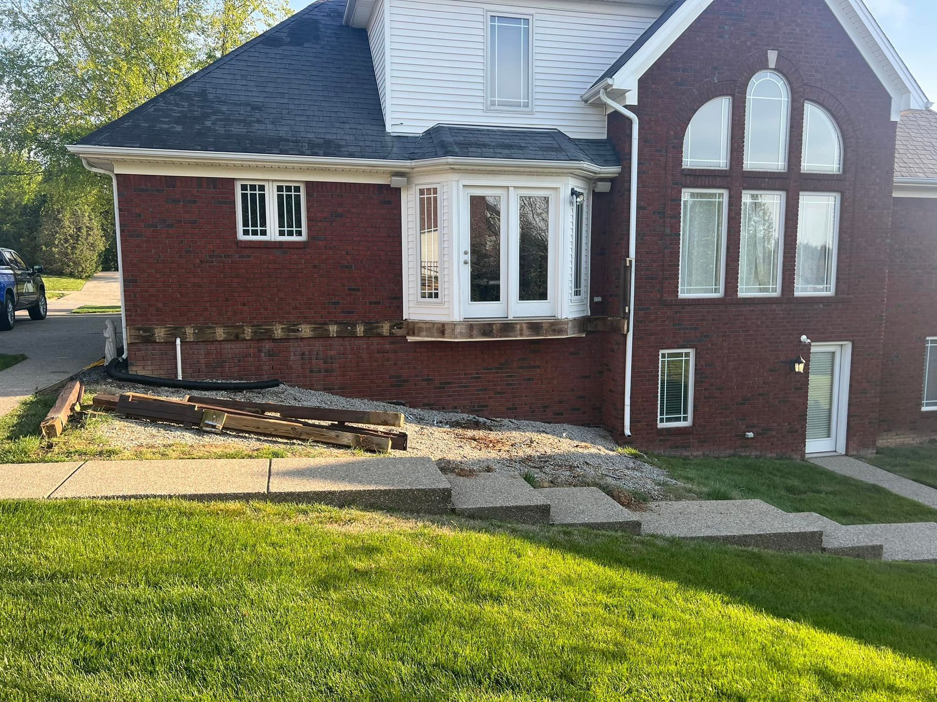 wooden deck installation in louisville, ky